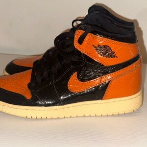 Jordan Kids Sneakers - Black and Orange